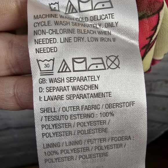 NWOT Belle by Kim Gravel Floral Blouse in Pink and Tan Women Size Large Floral - Picture 4 of 6